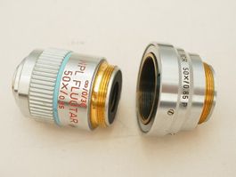 SommerAktion! RMS Mikroskop Objektiv Leitz Fluotar 50x ICR