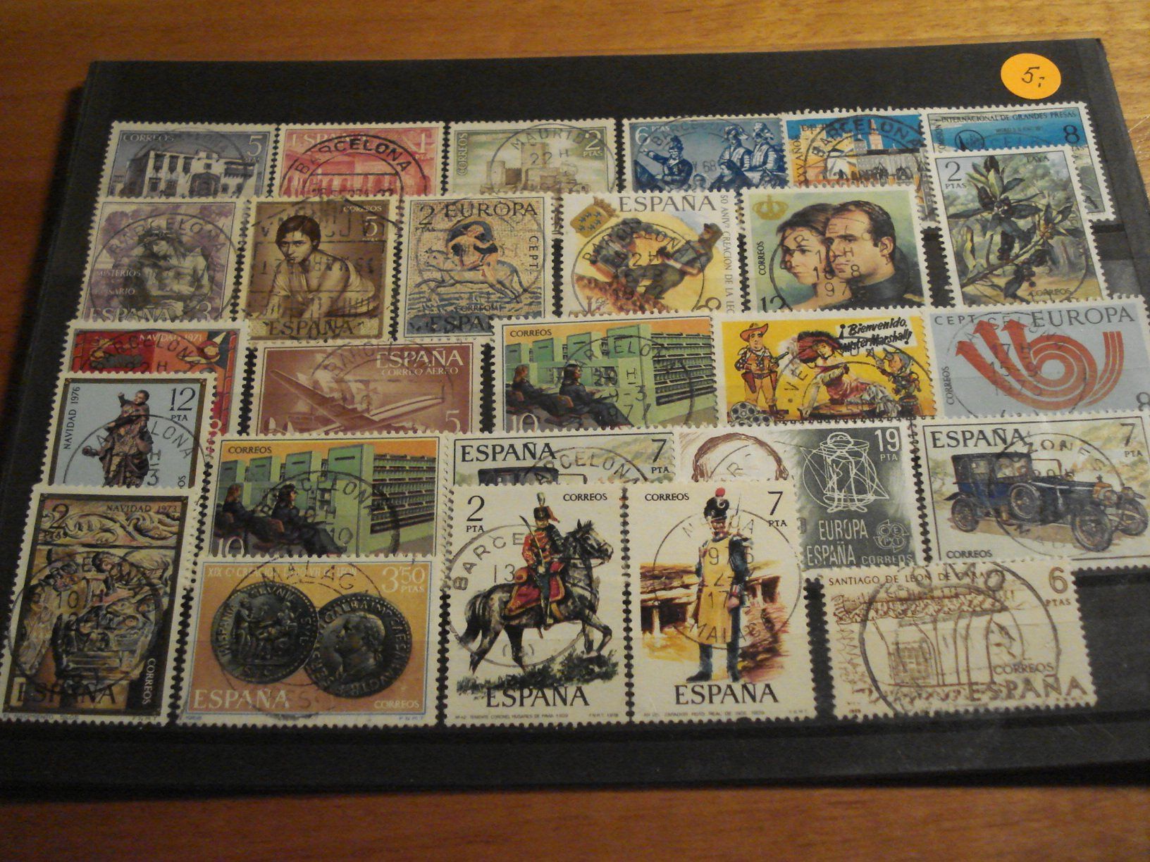 Tous les timbres: Steckkarte Spanien, o – D'occasion à Niederwil AG par morostahu