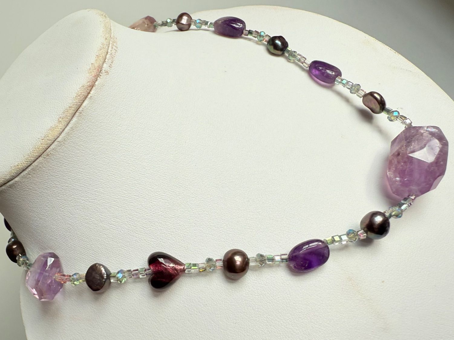 Swarovski Ketten: Unikat - Amethyst, Swarovski Collier NEU – Neu (gemäss Beschreibung) aus Basel von Chili007 2