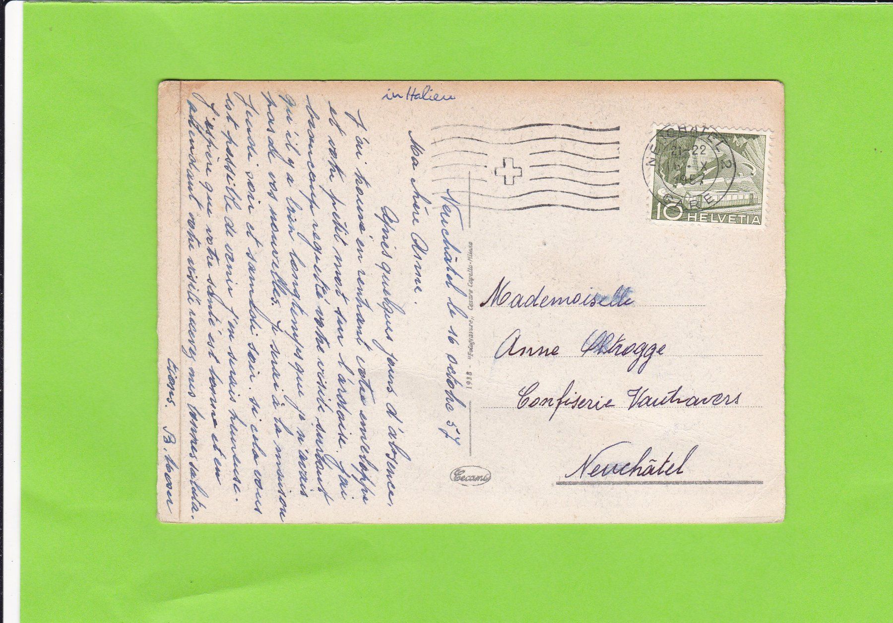 Cartes postales: Jsola Bella – D'occasion à St. Peterzell par neckertal 1