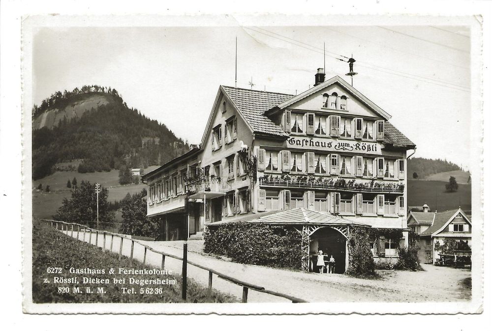 Dicken Sg Toggenburg Gasthaus Rössli Kaufen Auf Ricardo