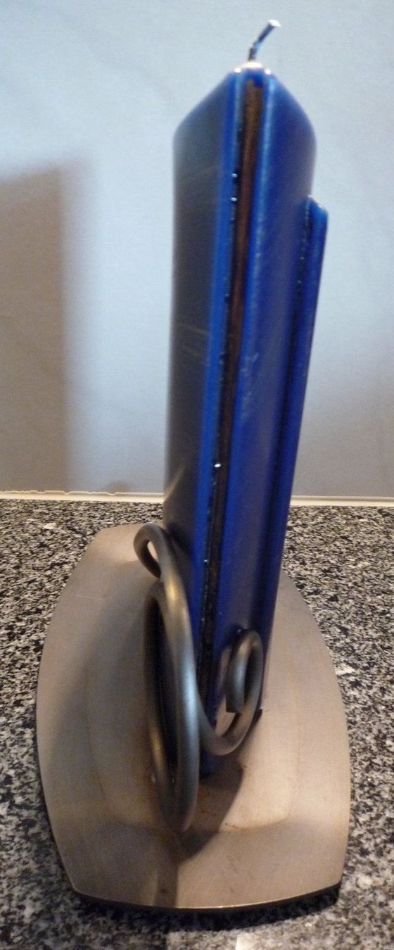 Candele: Wunderschöne Kerze mit Metallständer - made in Austria – Nuovo (secondo la descrizione) da Rotkreuz venduto da NICETOBUY 4