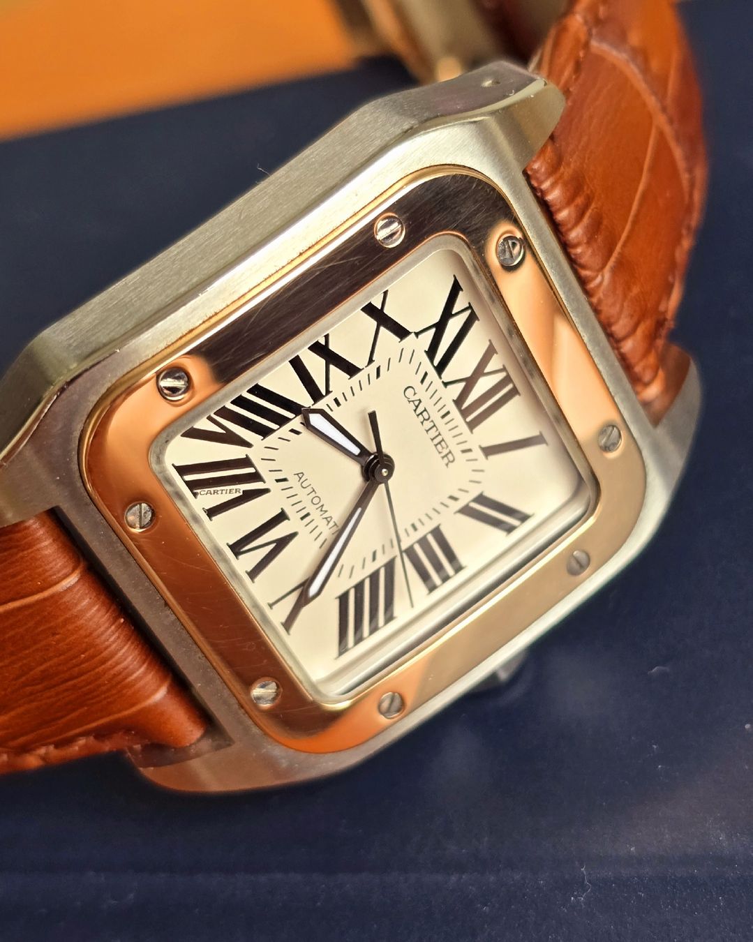 Cartier Orologi: Cartier Santos 100 Medium Automatic – Usato da Basel venduto da TimelessWanderer 6