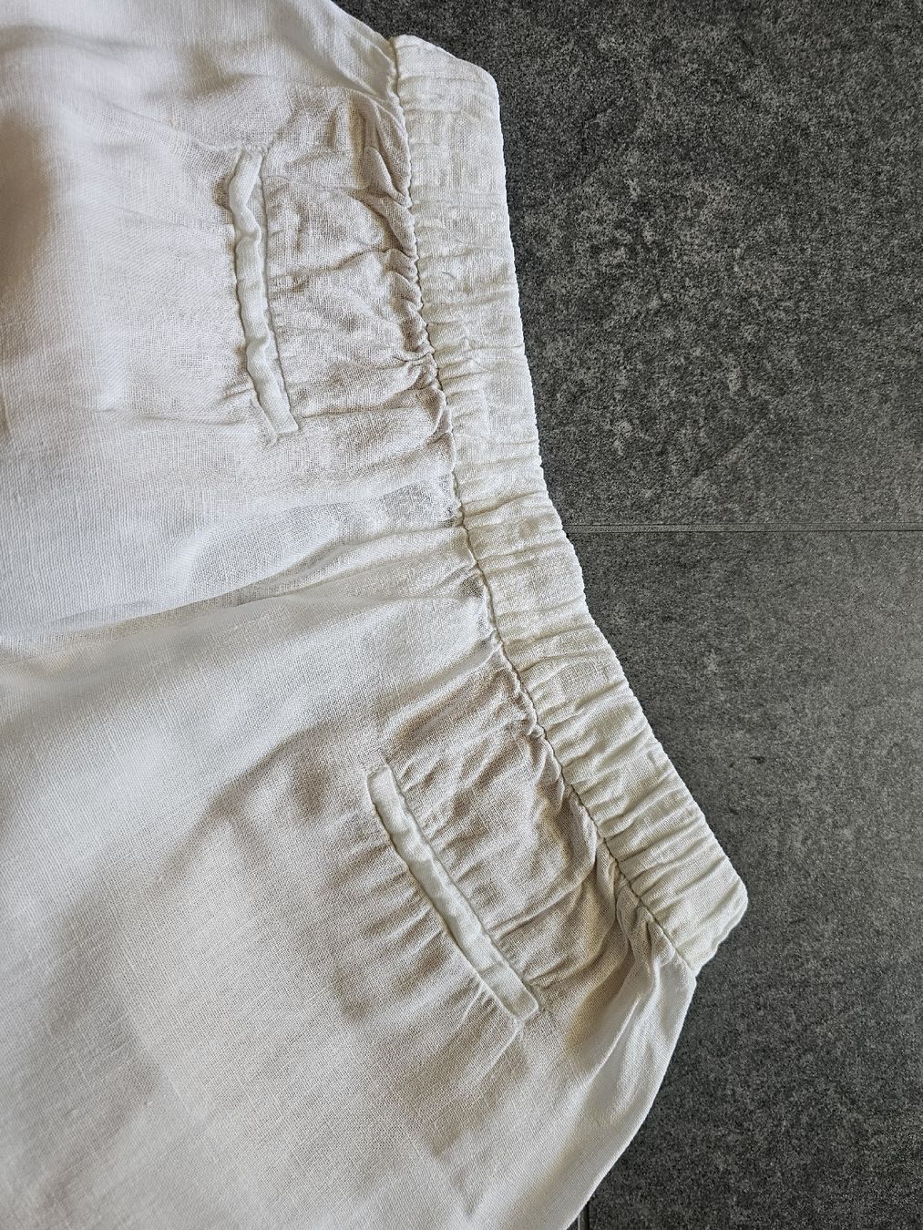 Zara Hosen: weisse Leinenhose von Zara – Gebraucht aus Altdorf UR von Saba_1688 3