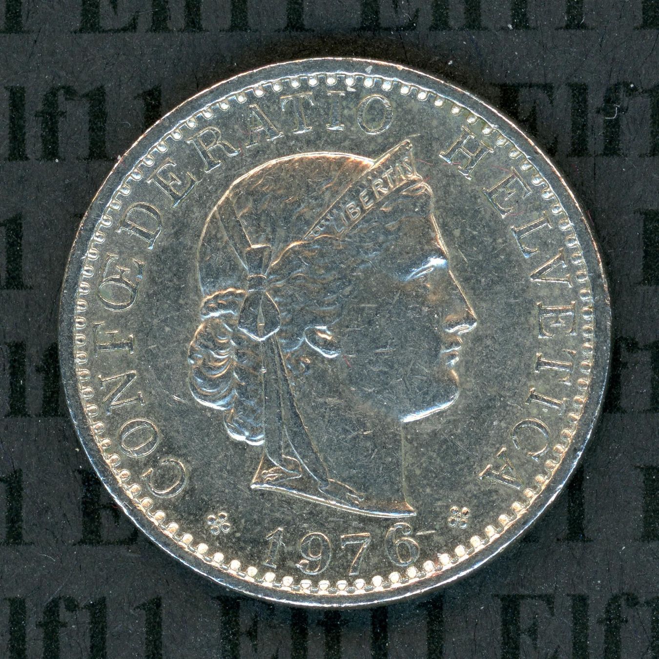 Tutti le monete: CHF___0.20 1976 -vz 20 Rappen – Usato da Widnau venduto da Elf11