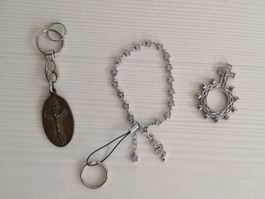 🤩3 STK: ARMBAND, JESUS SCHLÜSSELANHÄNGER & GEBETRING