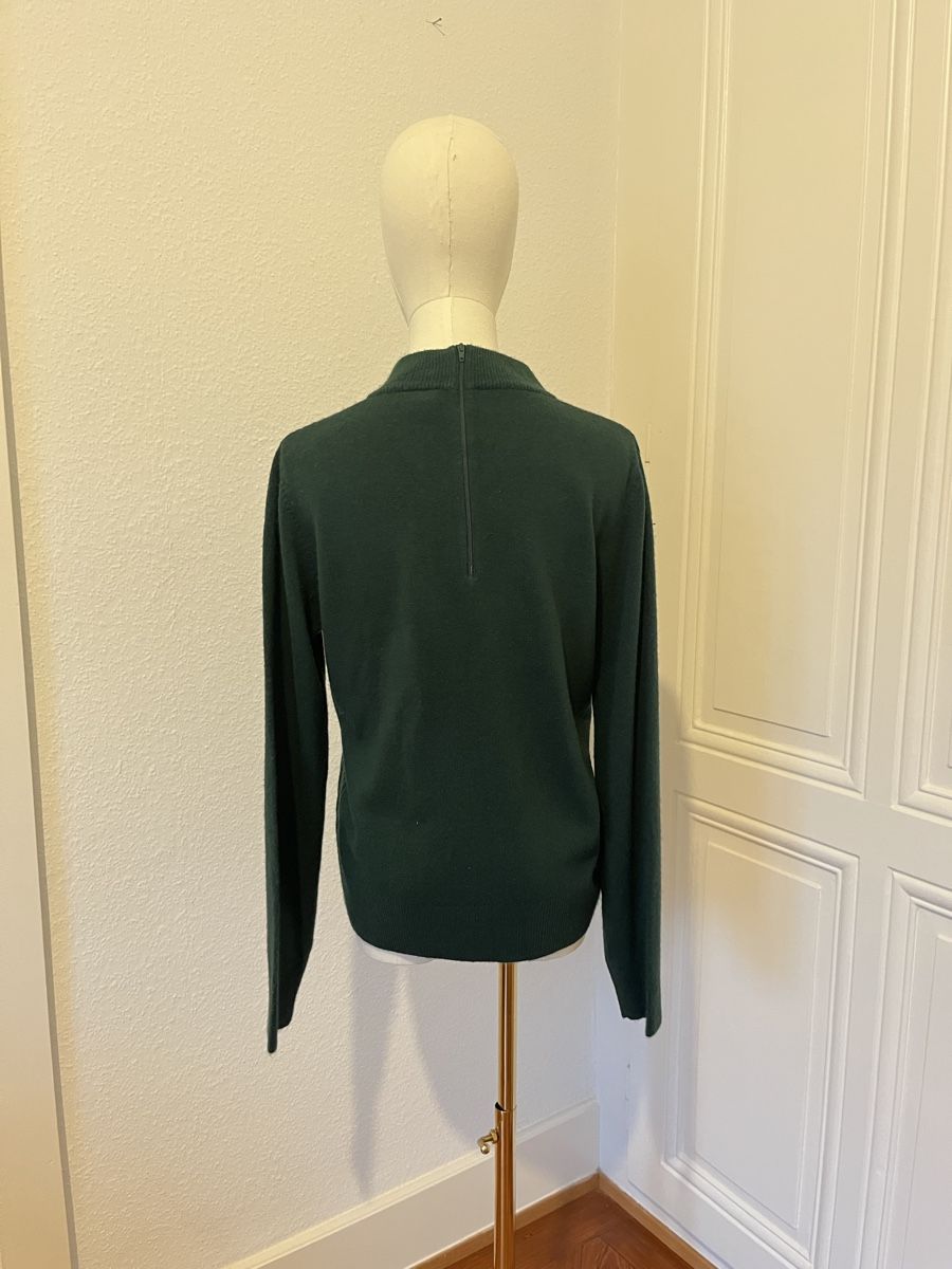 Maglioni & Felpe: Napa Studio Mock Neck Sweater - Forest Green - Size S – Usato da Mies venduto da nic_yk5d 4