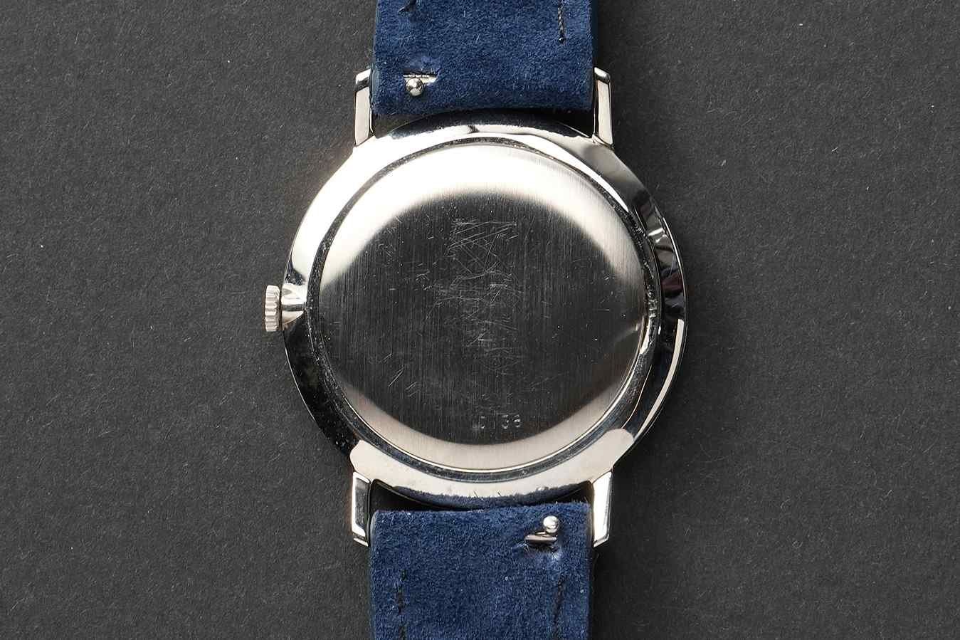 Orologi: ESKA St. Moritz vintage ultra thin lapis lazuli "night sky" – Usato da Luzern venduto da ChronoScope6004 2