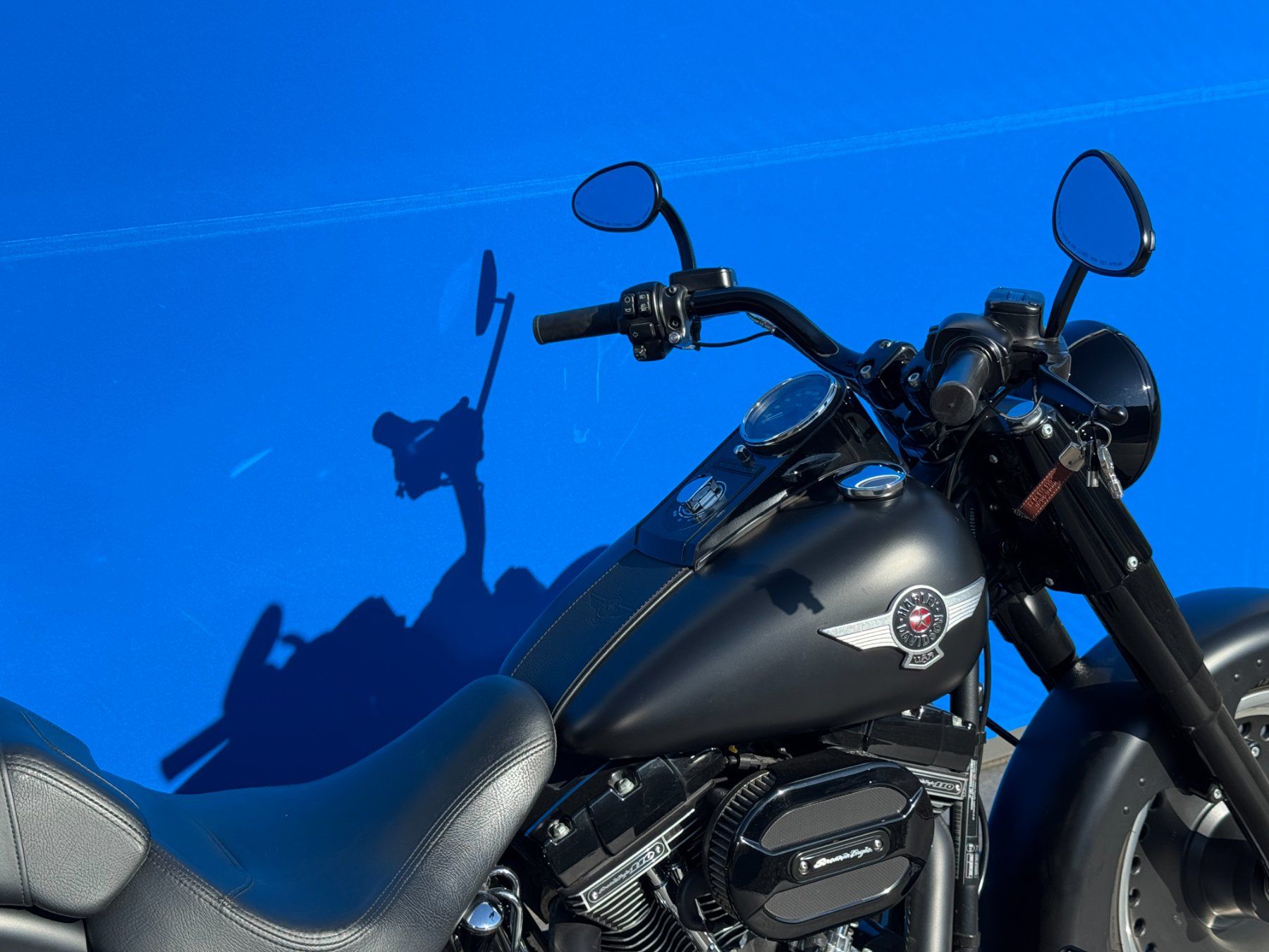 Harley-Davidson Chopper: HARLEY-DAVIDSON FLSTFBS Fat Boy S 110 Special ABS – Gebraucht aus Escholzmatt von Wikinger11 3