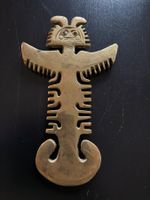Präkolumbianische Inka Figur, Wandschmuck, orginal Mexiko