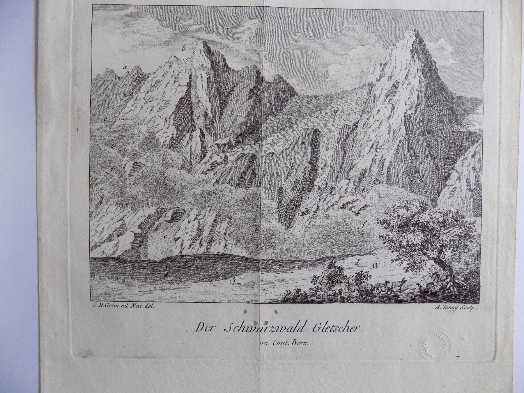 Stiche: Schwarzwaldgletscher Berner Oberland – Gebraucht aus Risch von Antikfee 4