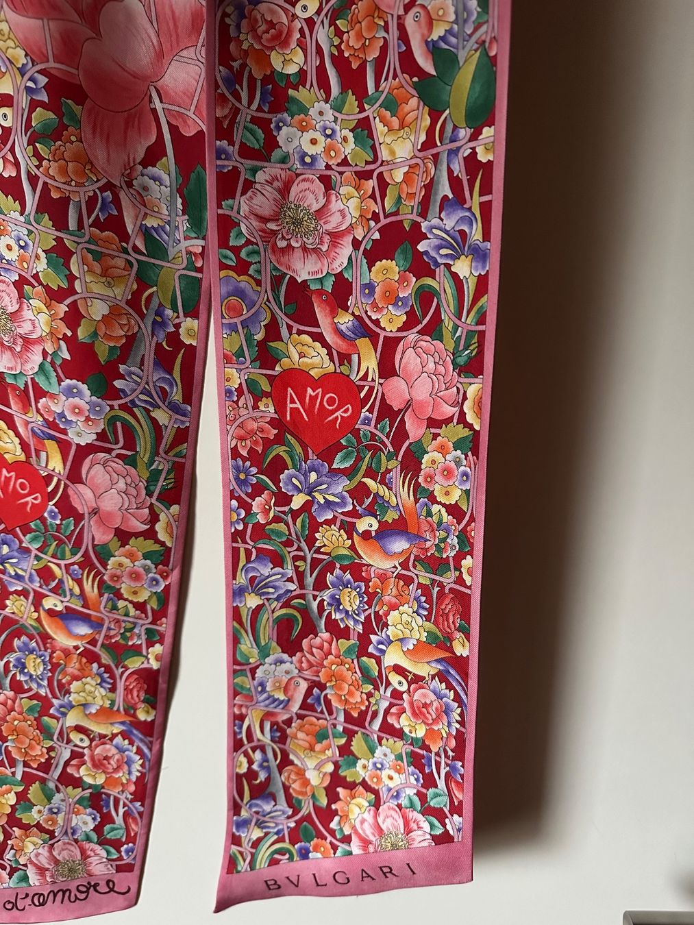 Bulgari Foulard & Sciarpe: Original Bulgari Seidentwill, 14x 180cm, neu – Nuovo e nell'imballaggio originale da Aarburg venduto da flacon05