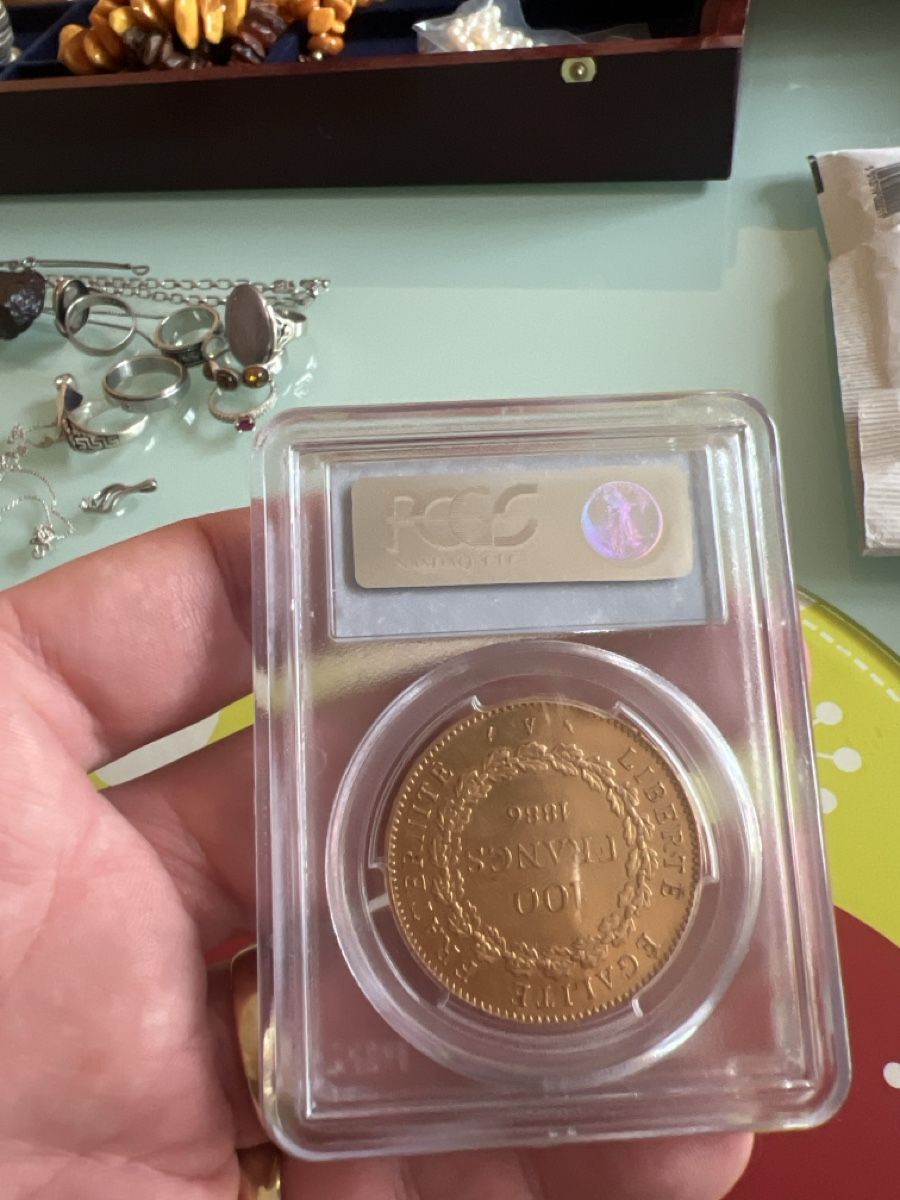 Tutti le monete: 100 Francs Gold 1886 – Usato da Oftringen venduto da Ramsesundosiris 1