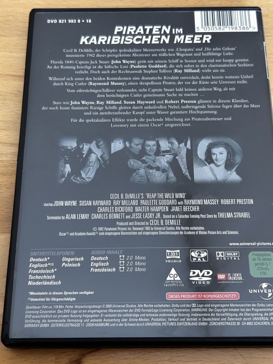 Alle DVDs: Piraten im karibischen Merr – Gebraucht aus Egg b. Zürich von Luckybilly 1