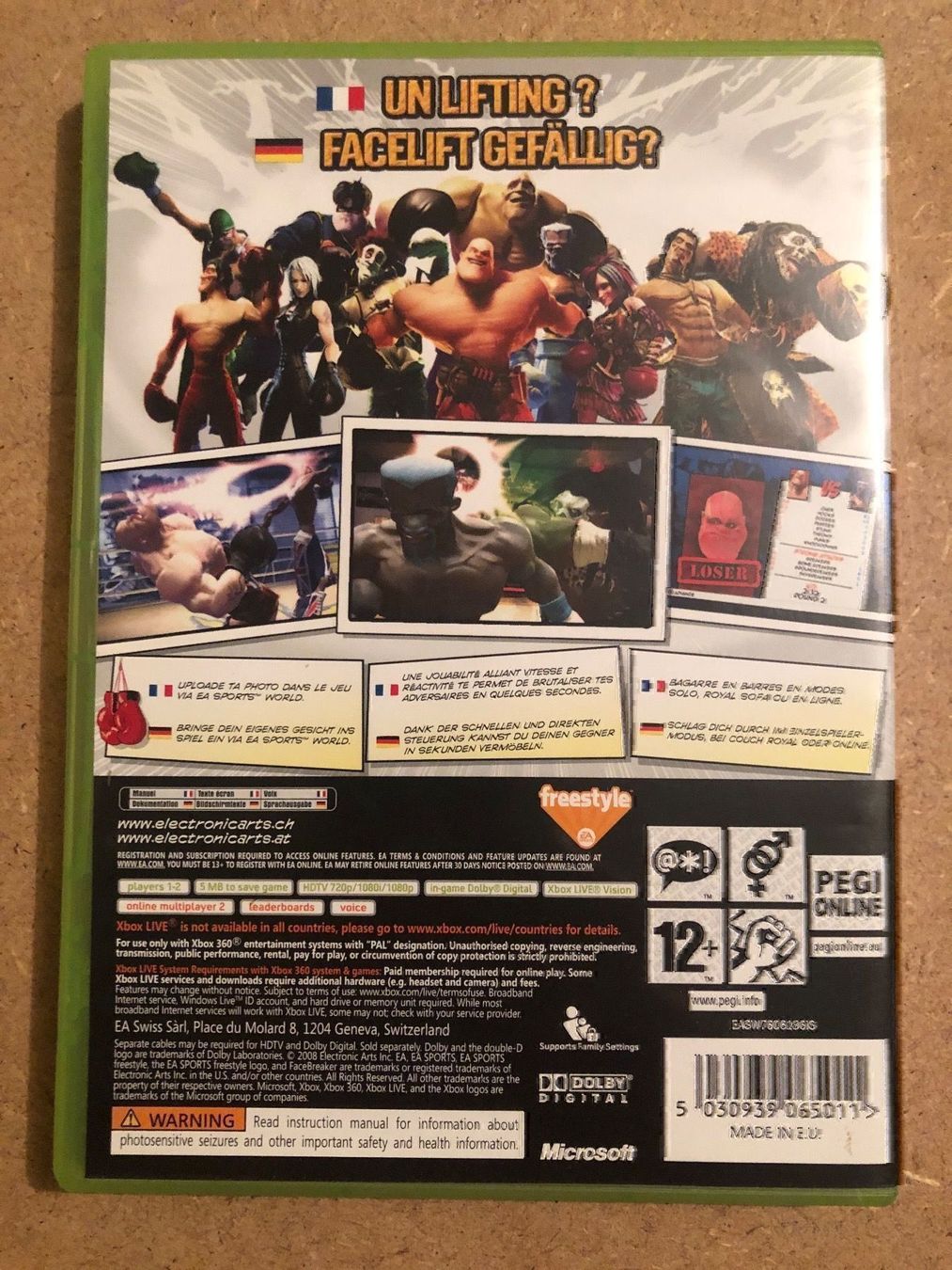 Spiele: Facebreaker für Xbox 360 – Gebraucht aus Kestenholz von Mad18 1