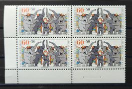 Deutschland-Mi 1411 Viererblock ** (17)