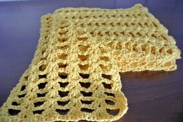 Baumwollschal *simply yellow* 200 cm *neu