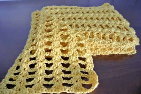 Baumwollschal *simply yellow* 200 cm *neu