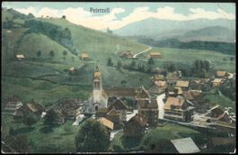 Ansichtskarte Peterzell St Gallen. 1925