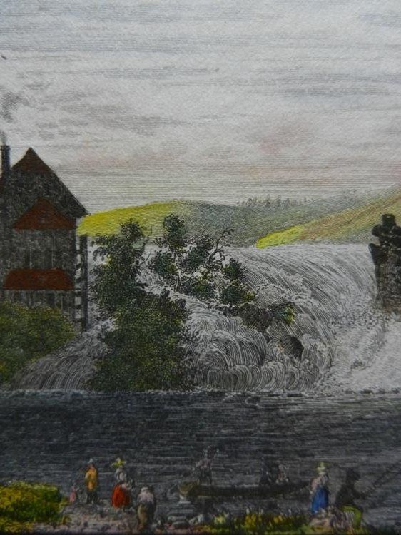 Incisioni: Schaffhausen Rheinfall koloriert – Usato da Risch venduto da Rischli15 4
