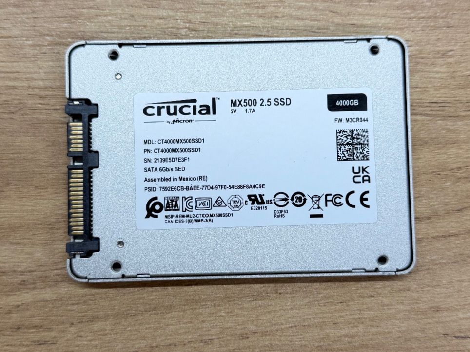 Crucial Harddisks: 4 TB Crucial 2.5" SSD – Gebraucht aus Bad Zurzach von AlfistaProta 1