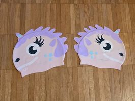 2x Badekappen Einhorn von Decathlon
