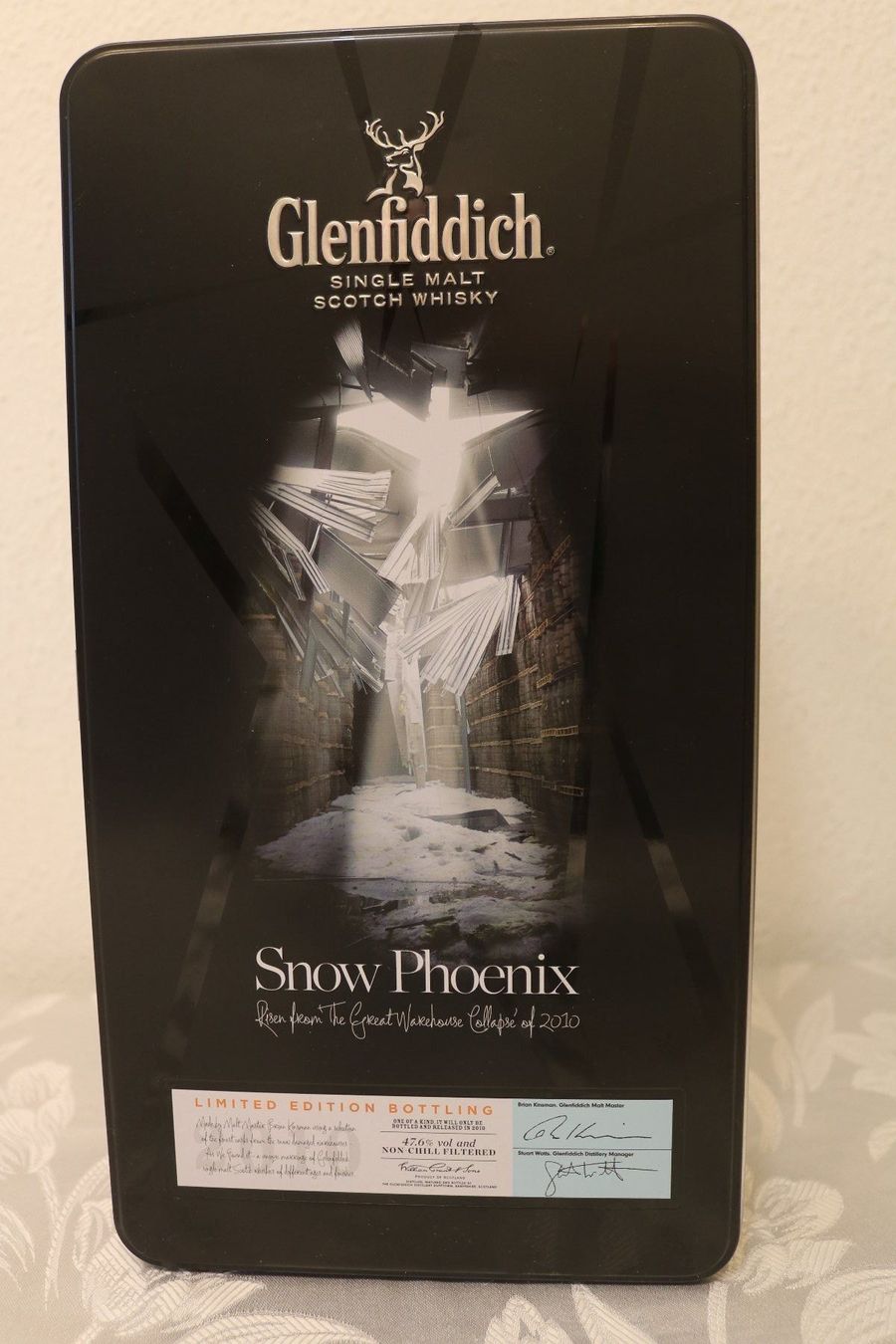 Glenfiddich Bevande alcoliche: Glenfiddich Snow Phoenix – Nuovo e nell'imballaggio originale da Biel/Bienne venduto da Ligurie 1