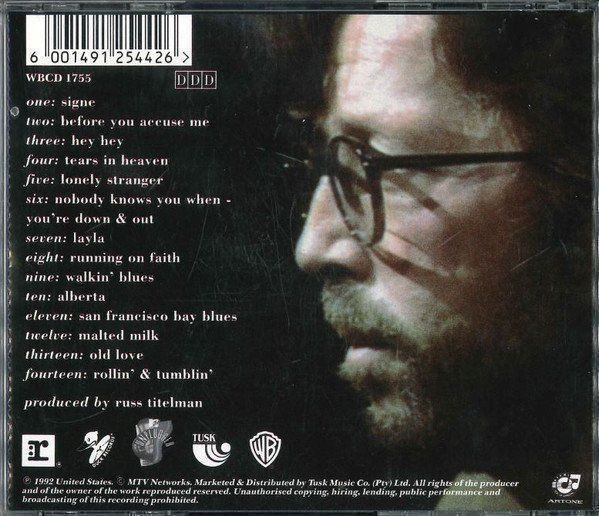 CD: ERIC CLAPTON/"Unplugged"(1992)/CD – Usato da Luzern venduto da adonairo 1
