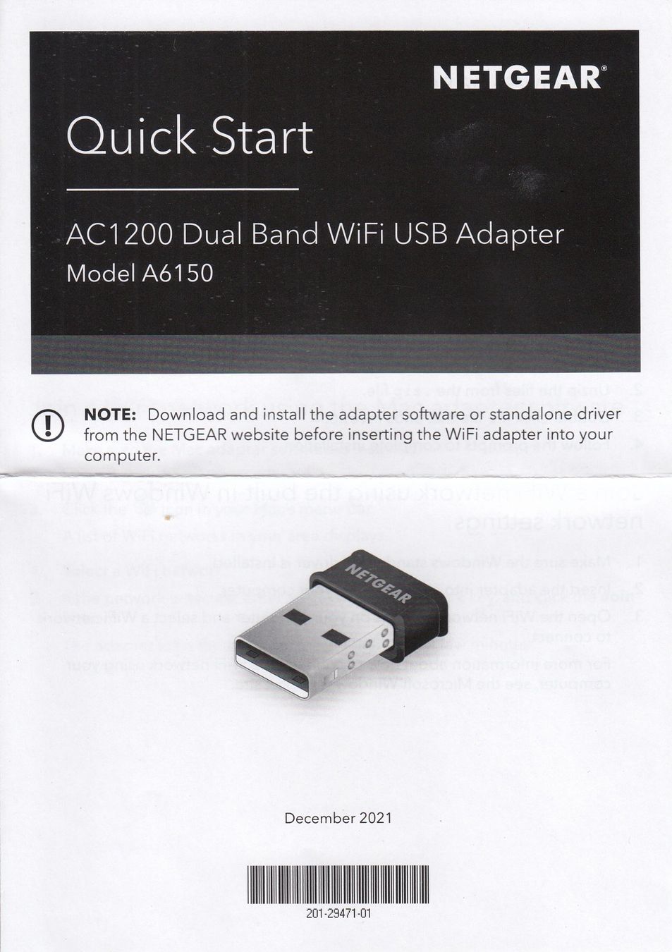 Dual Unità & Adattatore: Netgear WiFi USB Adapter USB 2.0 Dual Band – Usato da Spreitenbach venduto da Turbo_1105 3
