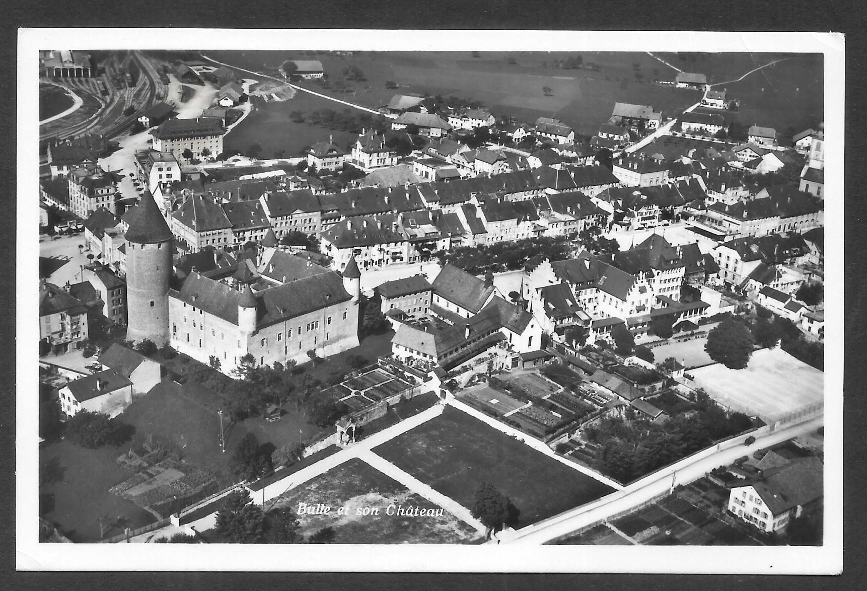 Cartoline postali: Bulle Fliegeraufnahme – Usato da Olten venduto da clotaldi