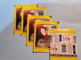 panin wm 2002, 1x seltene tüten version nordamerika