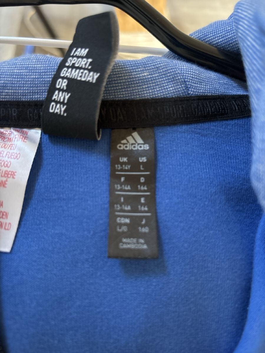 Adidas Giacche & Cappotti: Veste à capuche Adidas bleu – Usato da Courfaivre venduto da ame_d67y 2