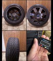 4x Original Ford alufelgen mit Sommerreifen 205/50R17