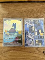 Pokémon 30th Lapras 131/128 & Alolan Meowth 139/128