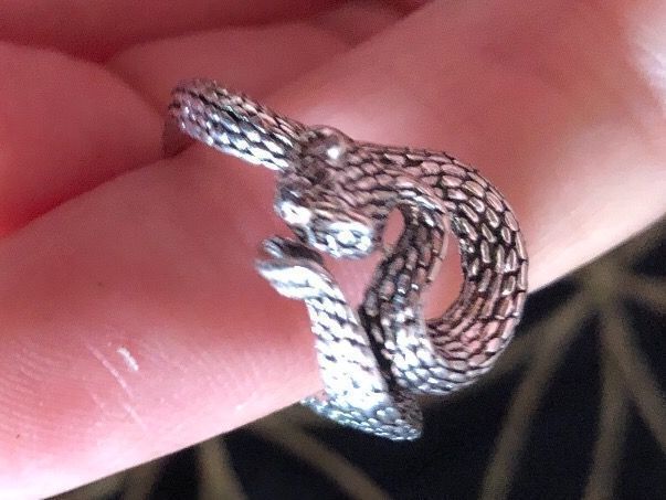 Ringe: Ring mit Schlange (One Size) / Nr. 28 – Neu (gemäss Beschreibung) aus Gams von Mariawicca 5