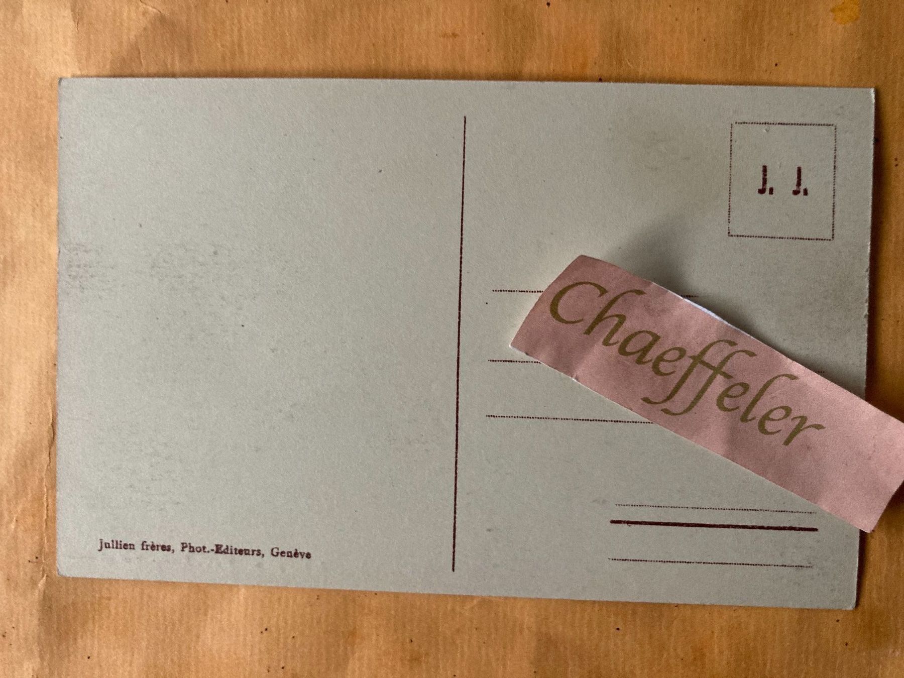 Cartes postales: Evolène.  Vue générale – D'occasion à Zürich par Chaeffeler 1
