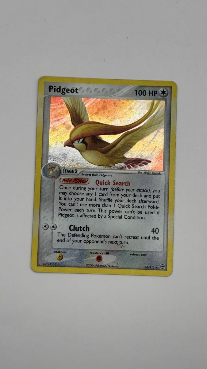 Pokémon Carte collezionabili: Pidgeot Holo Ex FireRed Leafgreen 10/112 – Usato da Belprahon venduto da Rob_ain