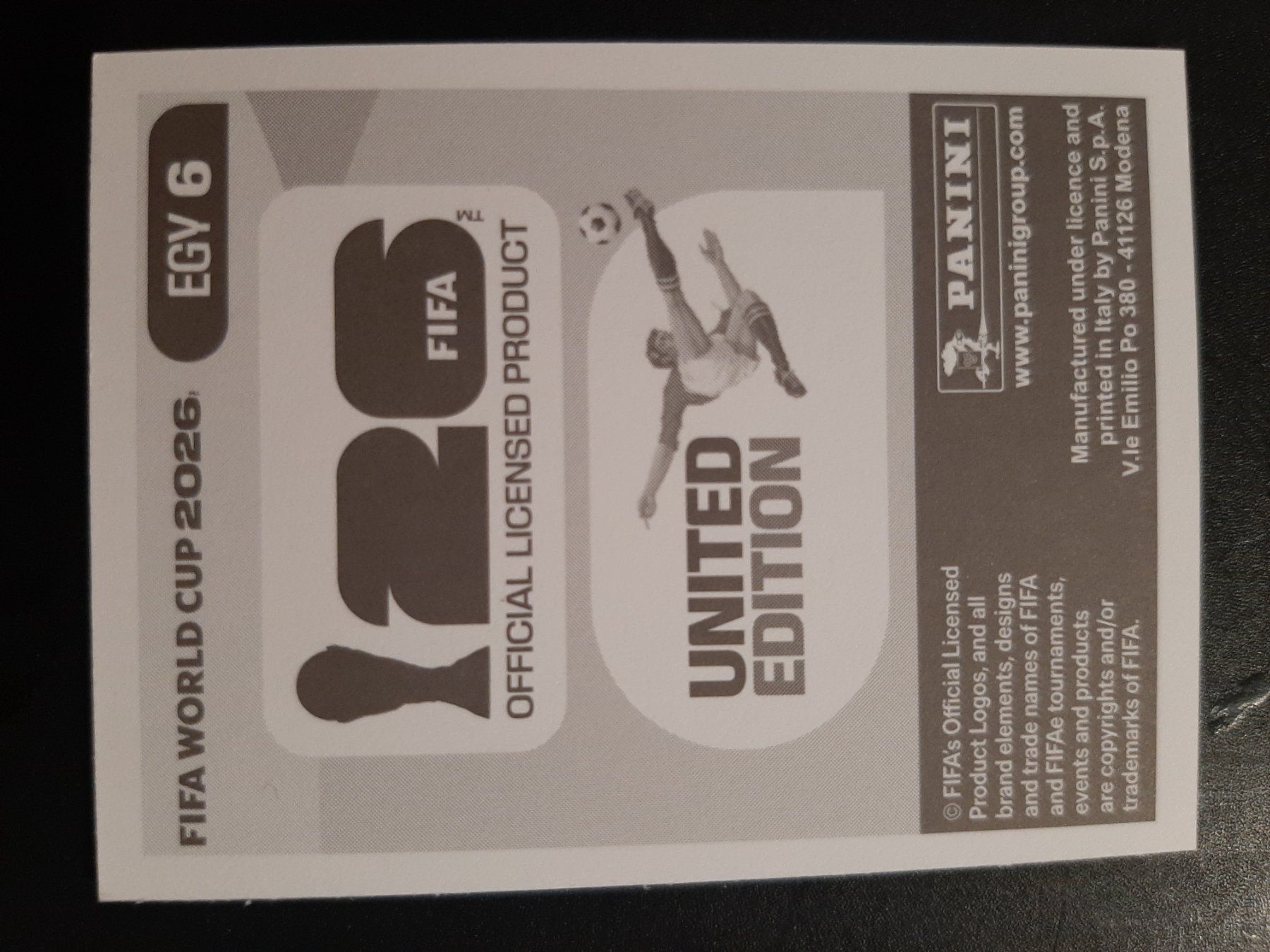 Panini Cartes à collectionner: Panini 2026 EGY6 – Neuf (Voir description) à Leuk-Stadt par Meic 1
