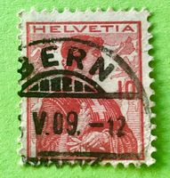  Nr.120 Brustbild der Helvetia mit Schwert GESTEMPELT    