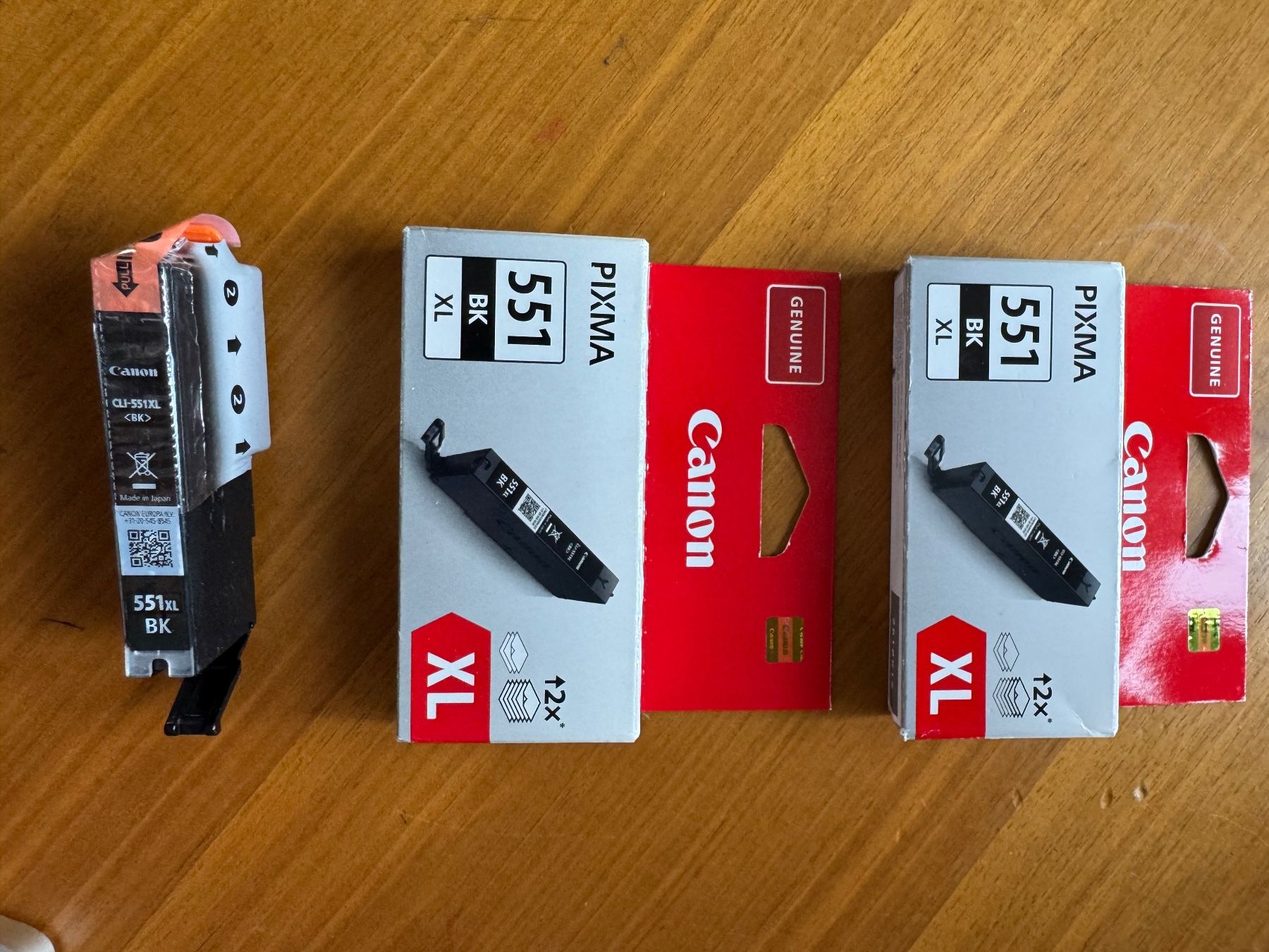 Pixma Druckerpatronen & Toner: 3 x PIXMA 551 BK XL – Neu und originalverpackt aus Köniz von Noramir
