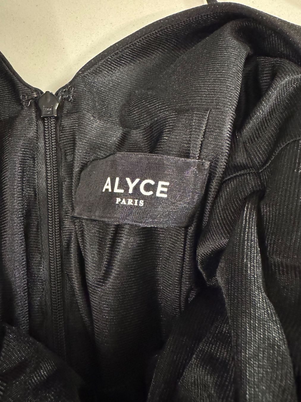 Vestiti: Schwarzes Glitzerkleid von Alyce Paris Grösse 10 – Usato da Wollerau venduto da falkenauge444 1