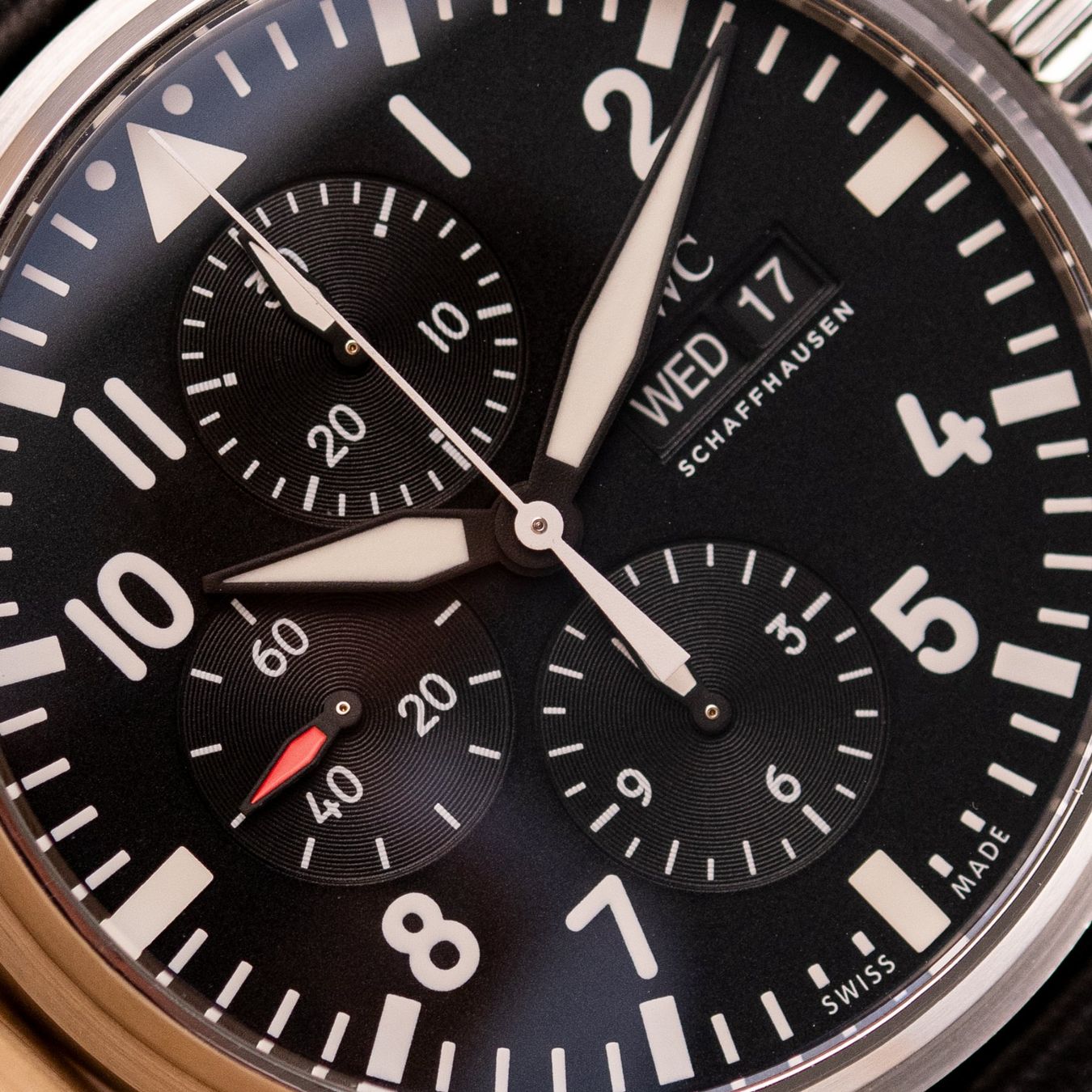 IWC Orologi: IWC Pilot Chronograph / IW377709 / 2017 / Full Set – Usato da Luzern venduto da PrimeSwissTime 1