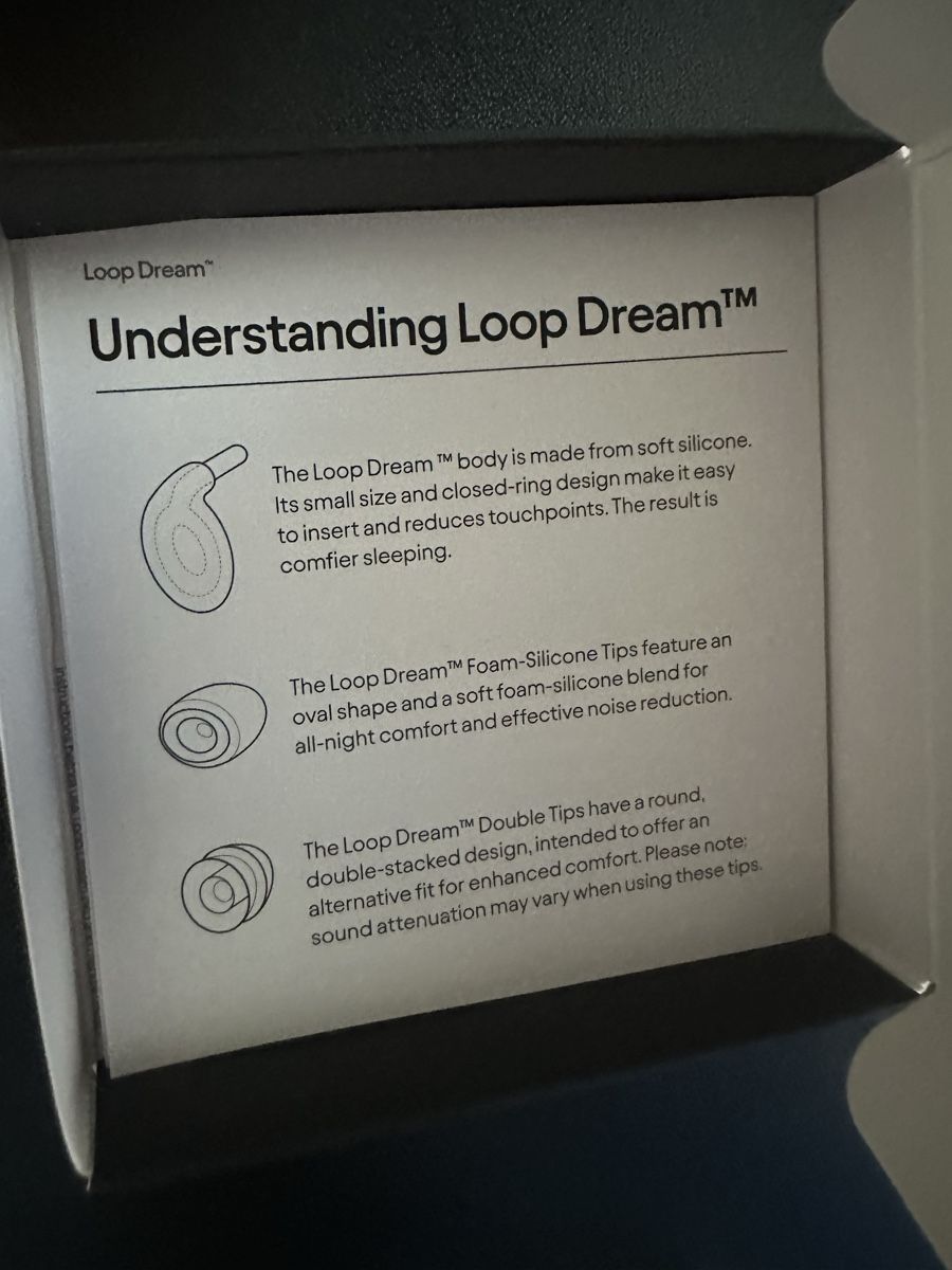 Cuffie: Loop Dream Earplugs – Schwarz  – Nuovo (secondo la descrizione) da Chur venduto da dajan.17 4