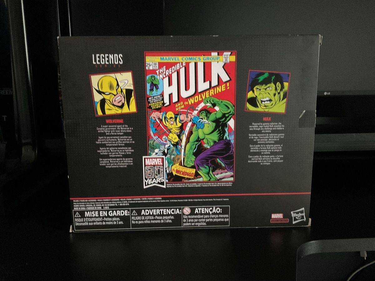 Hasbro Figuren: Marvel Legends Hulk & Wolverine Set 80 Jahre Marvel Selten – Neu (gemäss Beschreibung) aus Uitikon Waldegg von WEB-HEAD 2