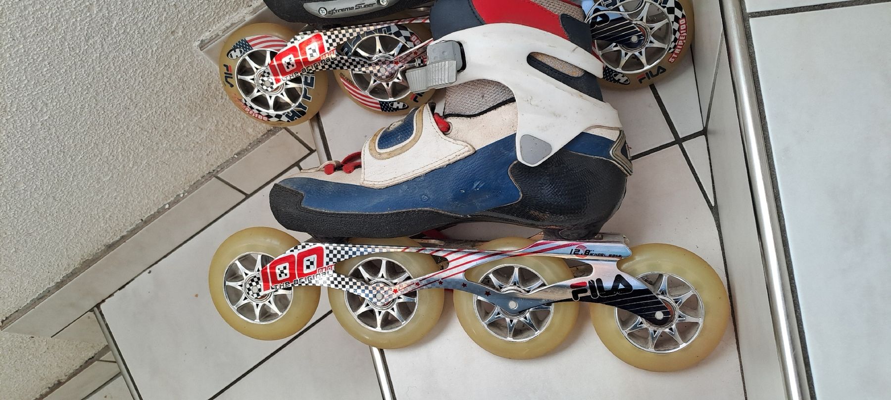 Fila Pattini in linea & Pattini a rotelle: Fila Rollerblades Gr.40 – Usato da Neuenkirch venduto da domsalat7 1