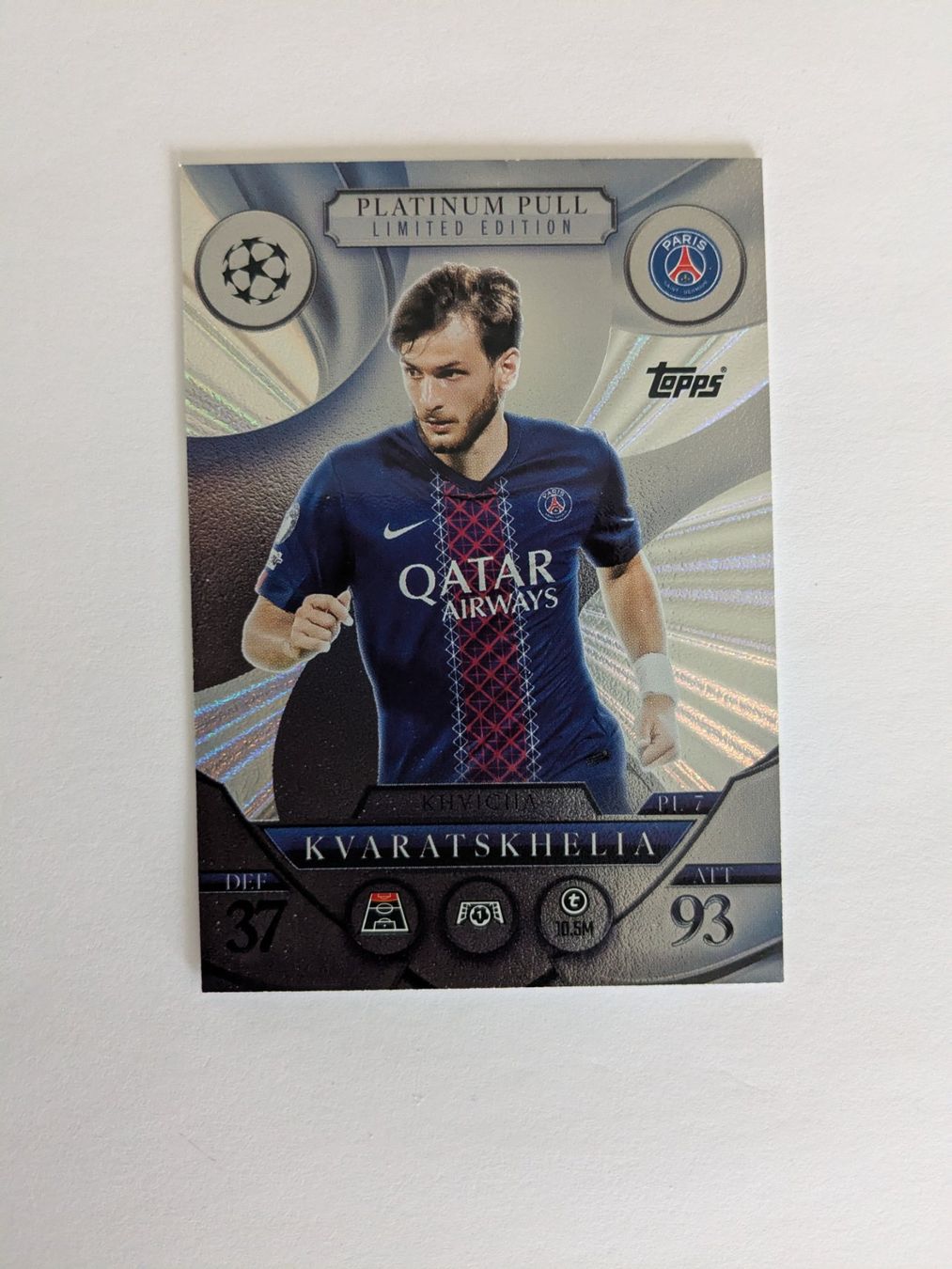Topps Carte collezionabili: Topps match attax platinum pull Kvaratskhelia – Nuovo (secondo la descrizione) da Genève venduto da x_m_2v65