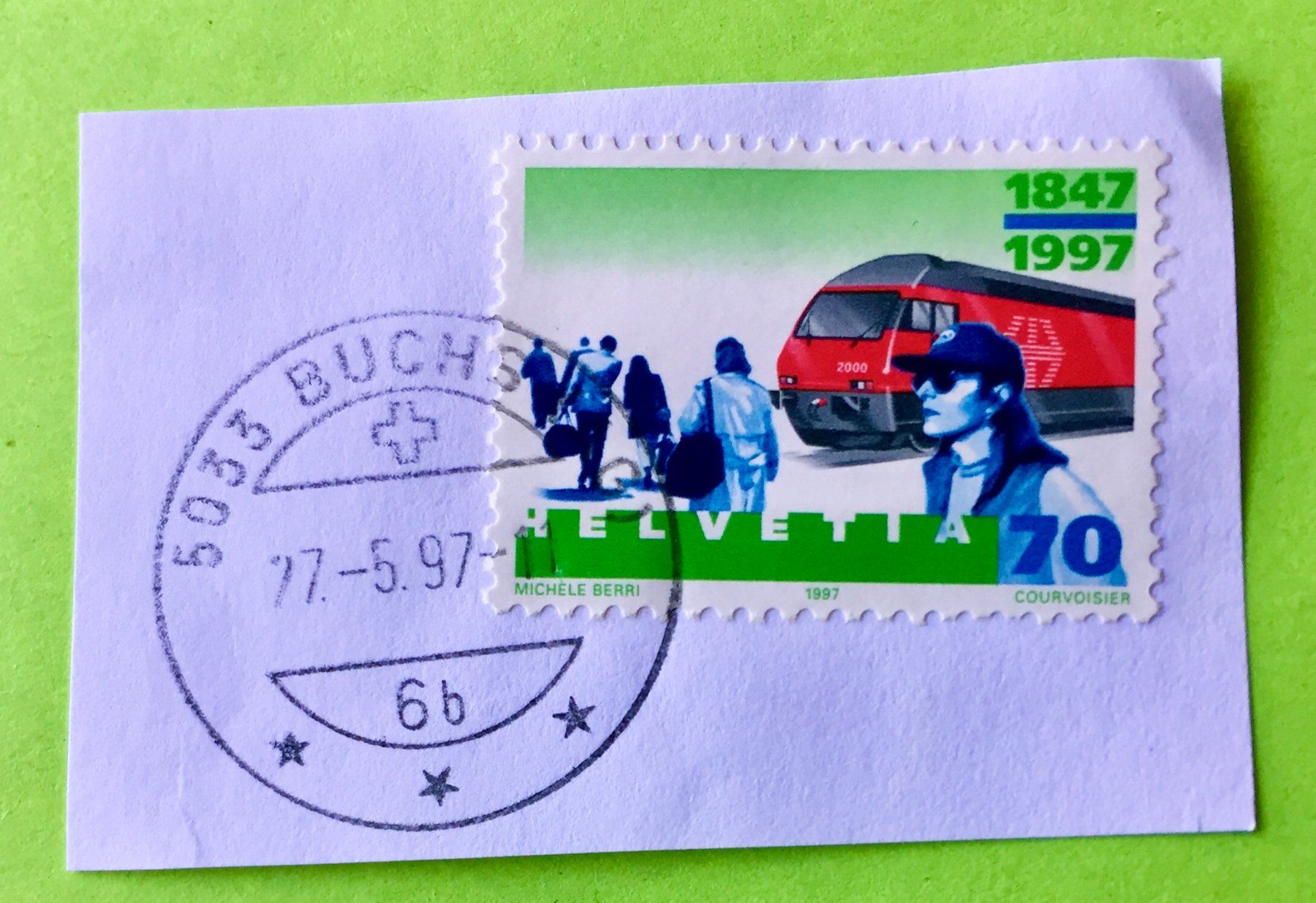 Tutti i francobolli: Nr.909 mit Stempelt Lok 2000  Buchs(AG)    – Usato da Aarau venduto da Billa007