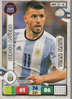 ROAD TO RUSSIA 2018 Panini Adrenalyn Card Team Mate AGUERO