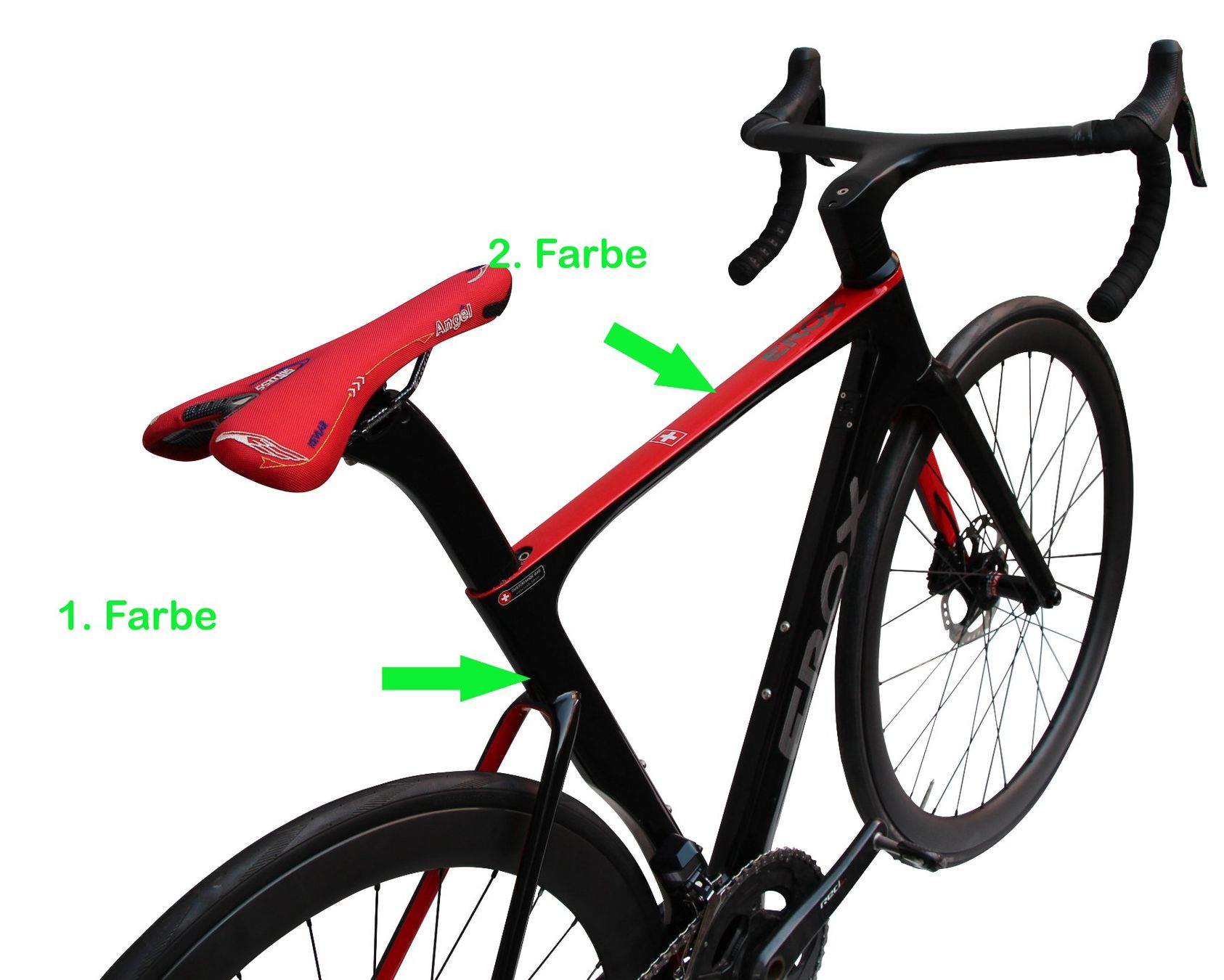 Erox Biciclette: Rennrad Rahmen Karbon Erox Pro Custom Made – Nuovo e nell'imballaggio originale da Zürich venduto da santamonicasport 6