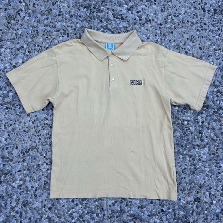 Vintage Nike yellow poloshirt 